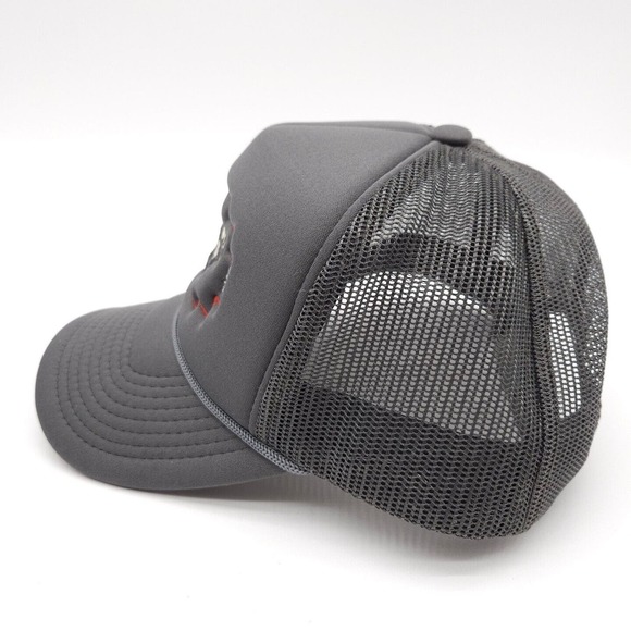 Montana Big Sky Country‎ Mesh Snapback Rope Trucker Hat Foam Ball Cap Gray 2017 - Picture 3 of 7